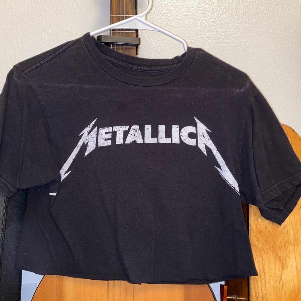 Metallica cropped shirt